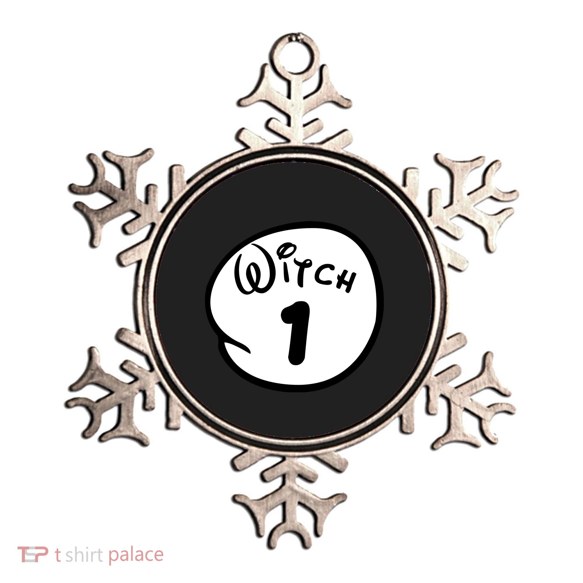 Witch 1 2 3 4 5 Custom Personalize Halloween Ornament