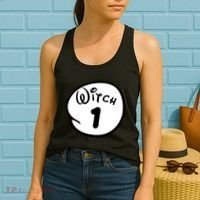 Witch 1 2 3 4 5 Custom Personalize Halloween Women's Tank Top thumb 2
