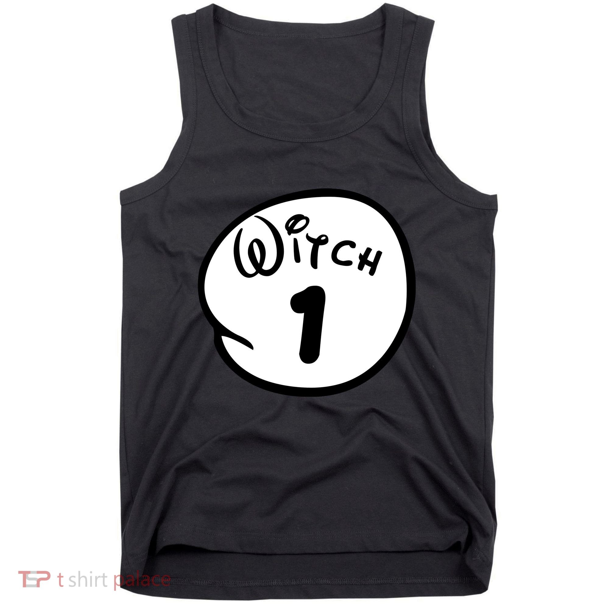 Witch 1 2 3 4 5 Custom Personalize Halloween Tank Top