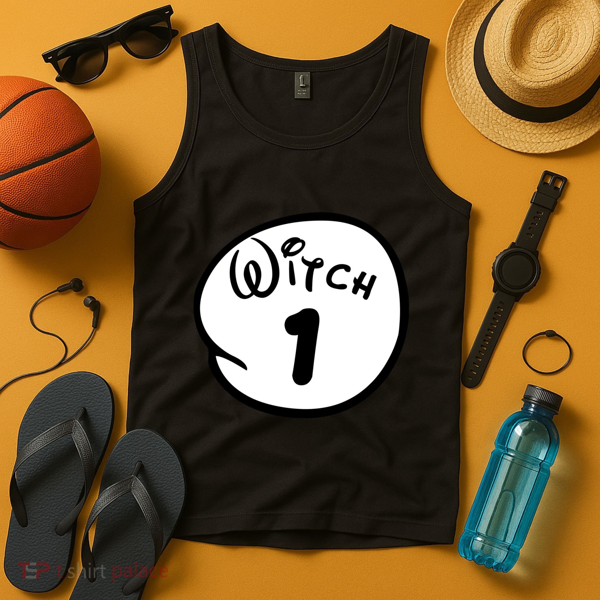 Witch 1 2 3 4 5 Custom Personalize Halloween Tank Top