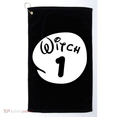 Witch 1 2 3 4 5 Custom Personalize Halloween Golf Towel