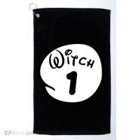 Witch 1 2 3 4 5 Custom Personalize Halloween Golf Towel thumb 0