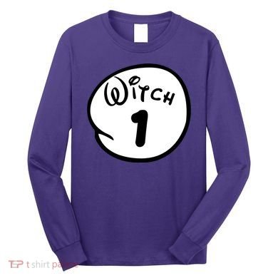 Witch 1 2 3 4 5 Custom Personalize Halloween Long Sleeve Shirt