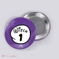 Witch 1 2 3 4 5 Custom Personalize Halloween Button thumb 0