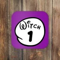 Witch 1 2 3 4 5 Custom Personalize Halloween Coaster thumb 0