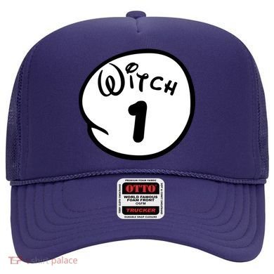 Witch 1 2 3 4 5 Custom Personalize Halloween Hat