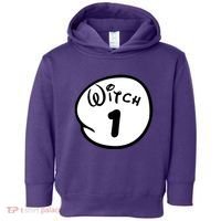 Witch 1 2 3 4 5 Custom Personalize Halloween Toddler Hoodie thumb 0