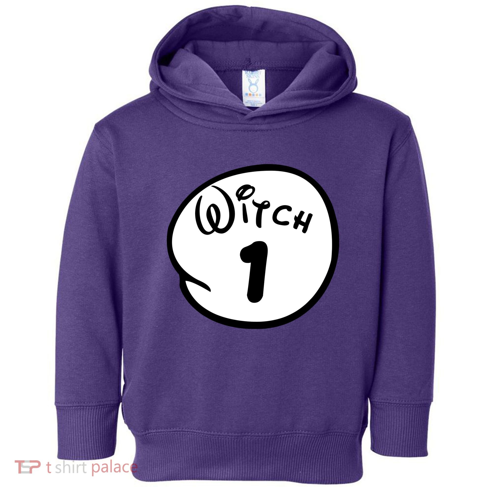 Witch 1 2 3 4 5 Custom Personalize Halloween Toddler Hoodie