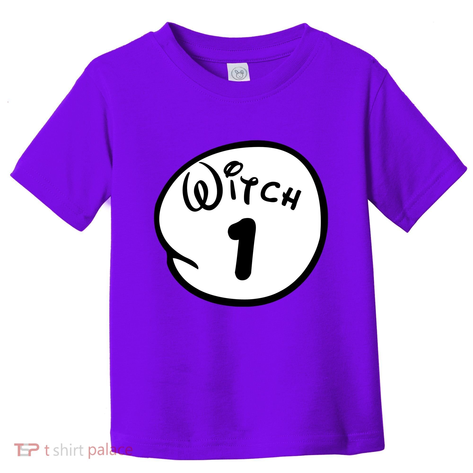 Witch 1 2 3 4 5 Custom Personalize Halloween Toddler T-Shirt