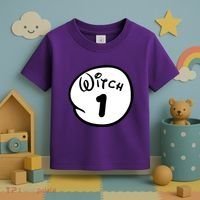 Witch 1 2 3 4 5 Custom Personalize Halloween Toddler T-Shirt thumb 3