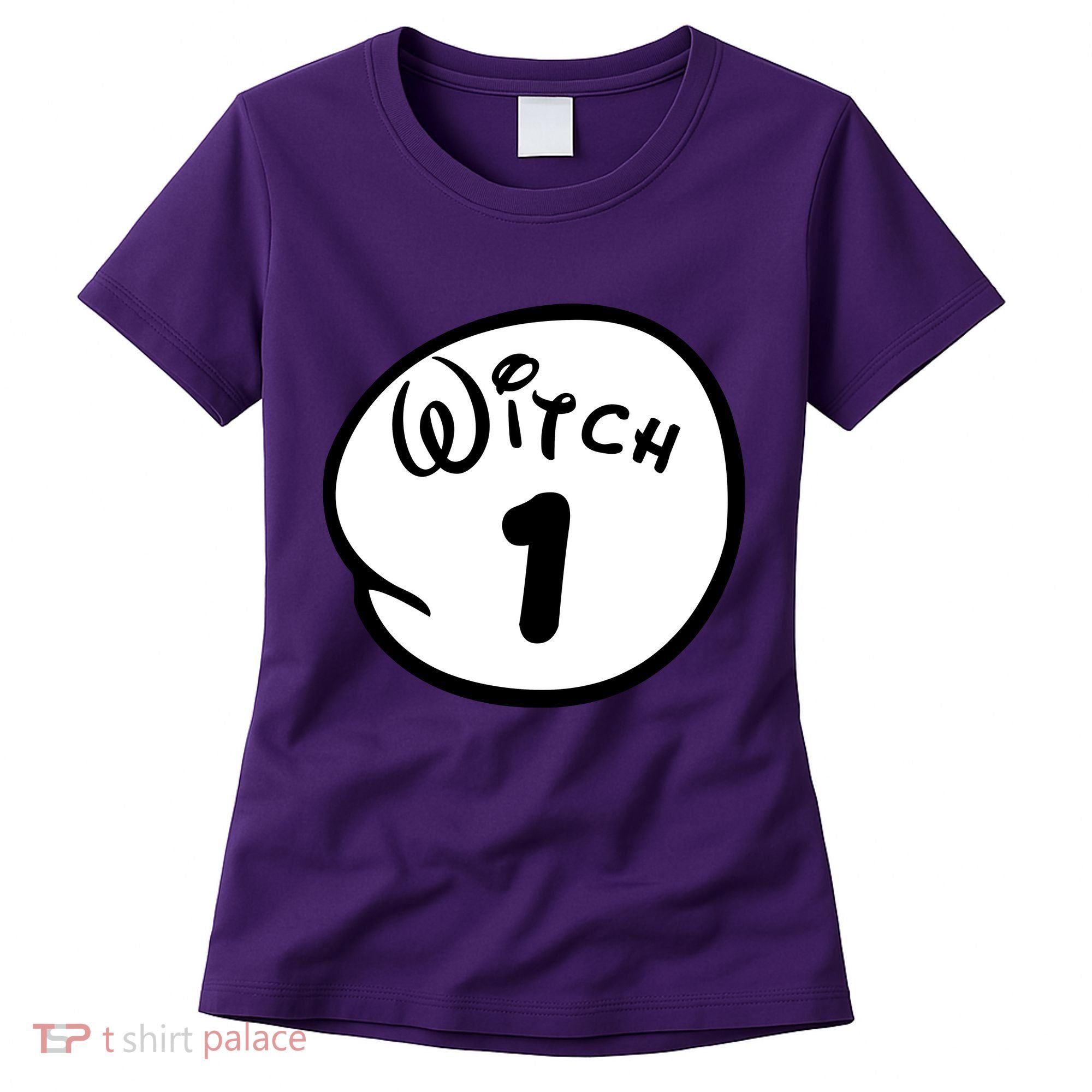 Witch 1 2 3 4 5 Custom Personalize Halloween Women's T-Shirt