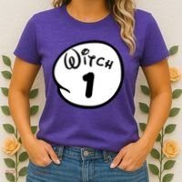 Witch 1 2 3 4 5 Custom Personalize Halloween Women's T-Shirt thumb 2