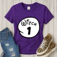 Witch 1 2 3 4 5 Custom Personalize Halloween Women's T-Shirt thumb 3