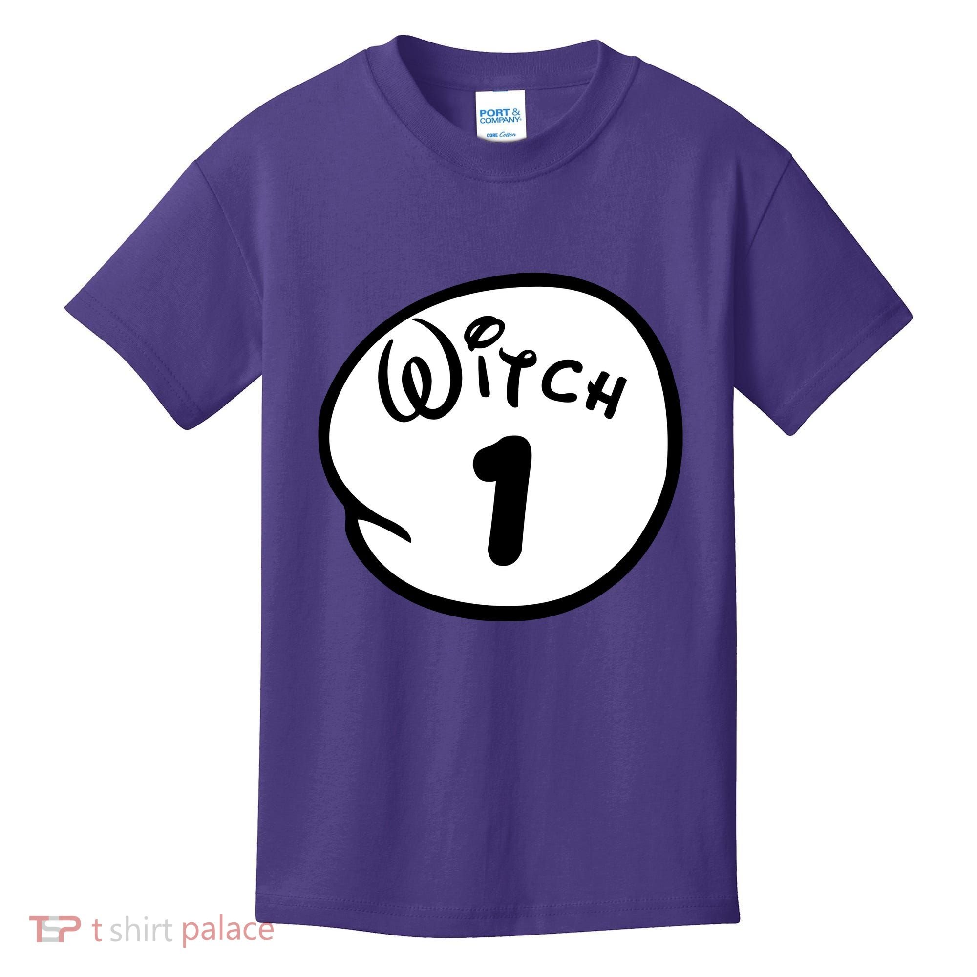 Witch 1 2 3 4 5 Custom Personalize Halloween Kids T-Shirt
