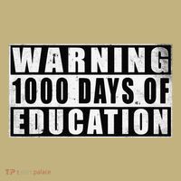 Warning 1000 Days Of Education 1000 Days Of School 5th Grade Sweatshirt thumb 2