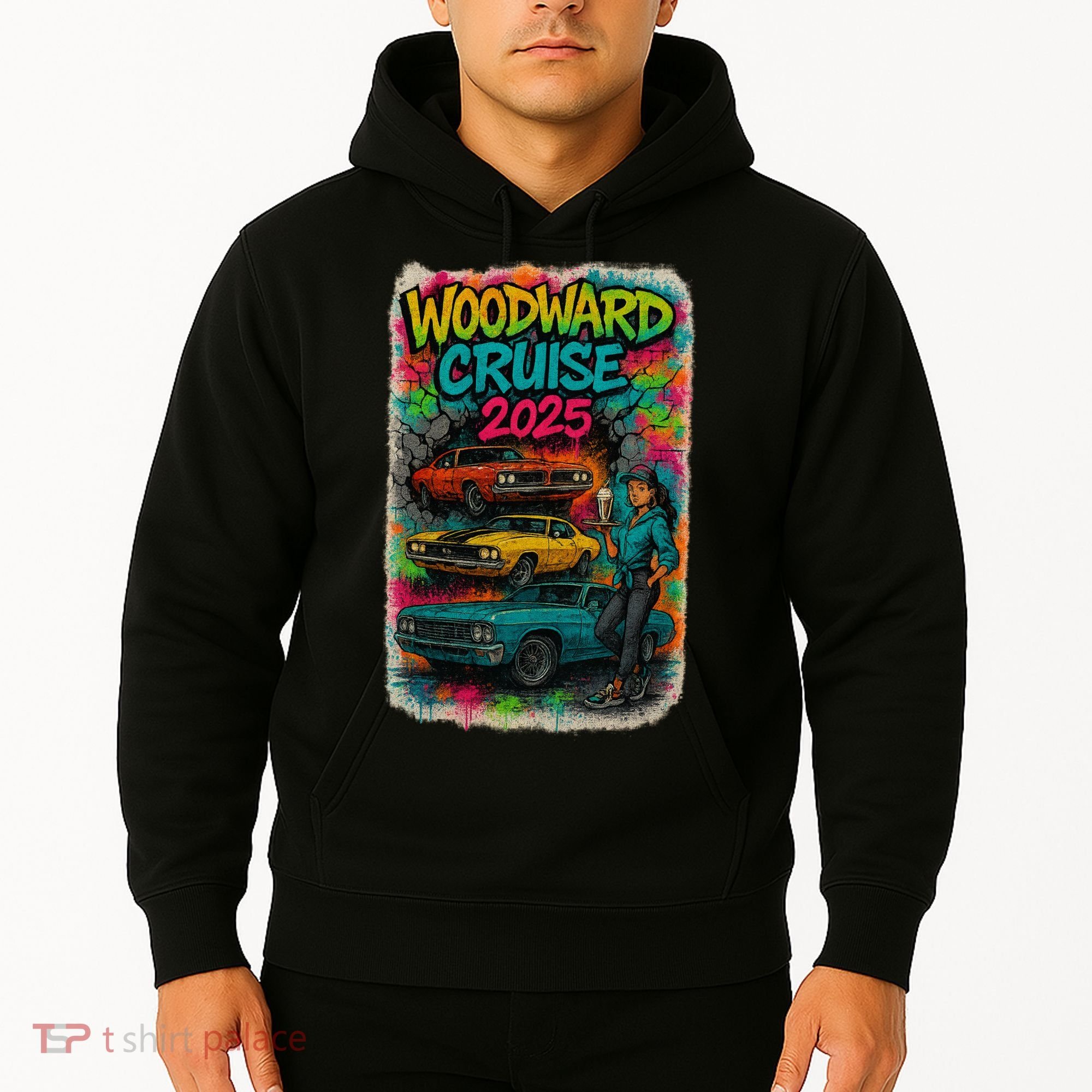 Woodward 2025 Graffiti Style Hoodie