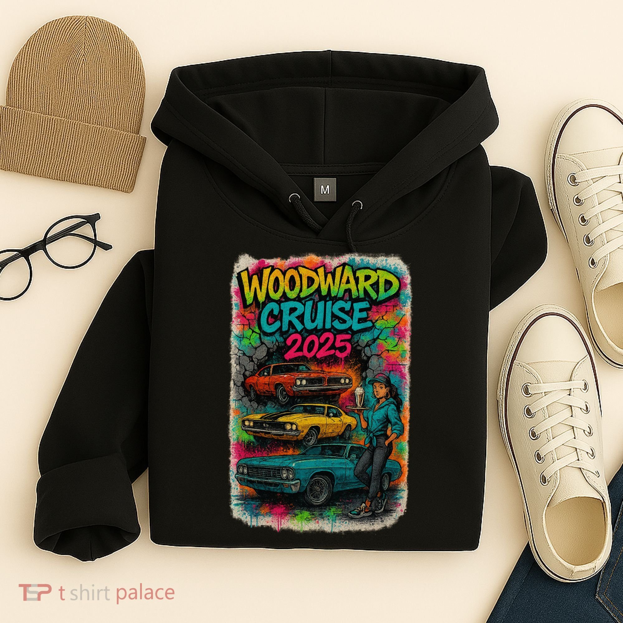 Woodward 2025 Graffiti Style Hoodie