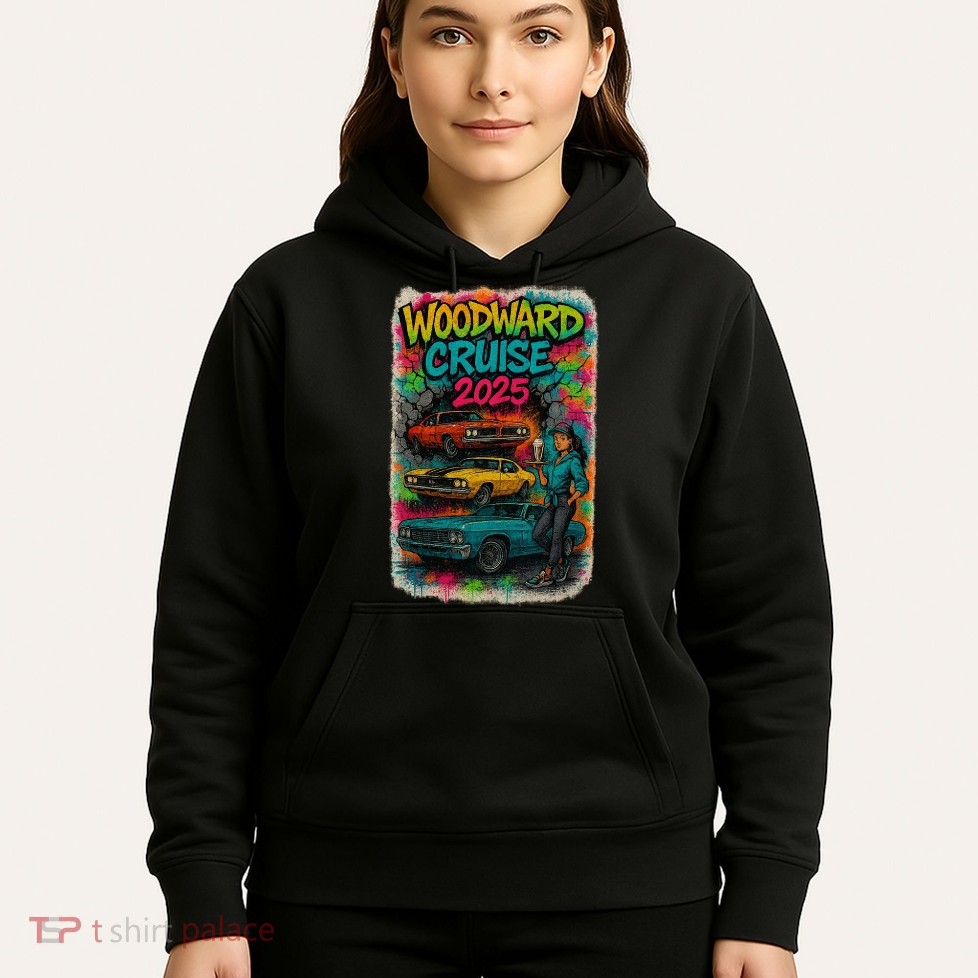 Woodward 2025 Graffiti Style Hoodie