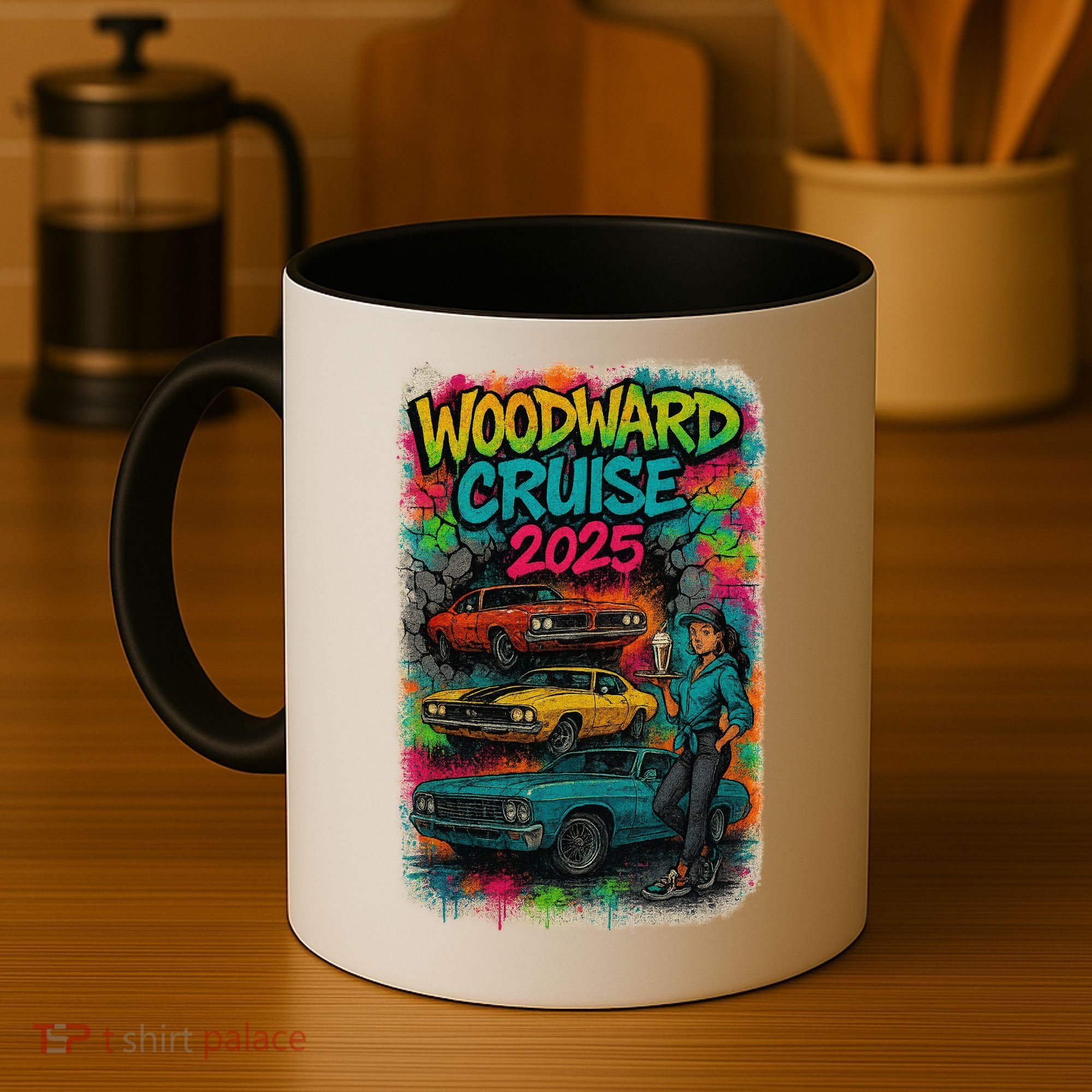Woodward 2025 Graffiti Style Coffee Mug