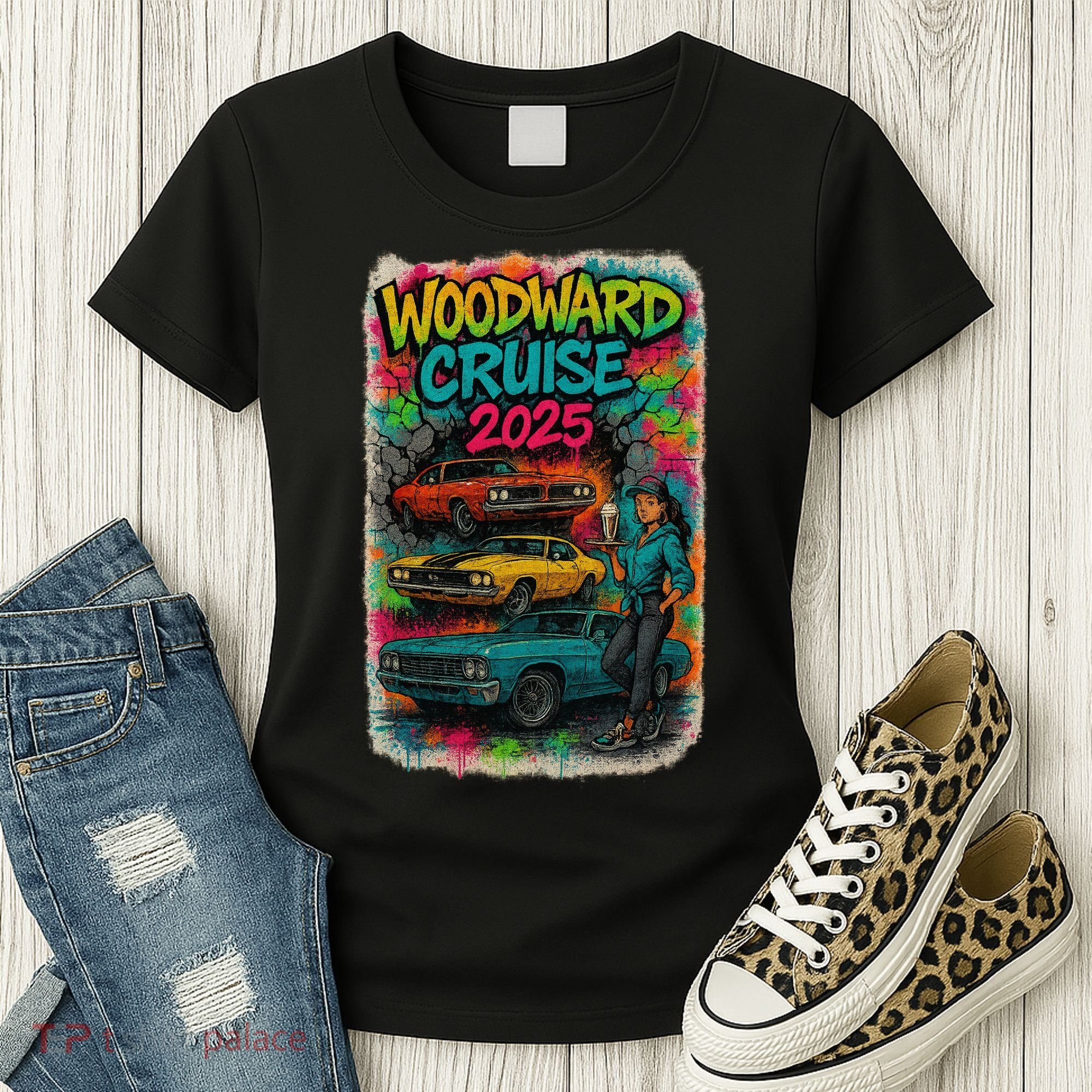 Woodward 2025 Graffiti Style Women's T-Shirt