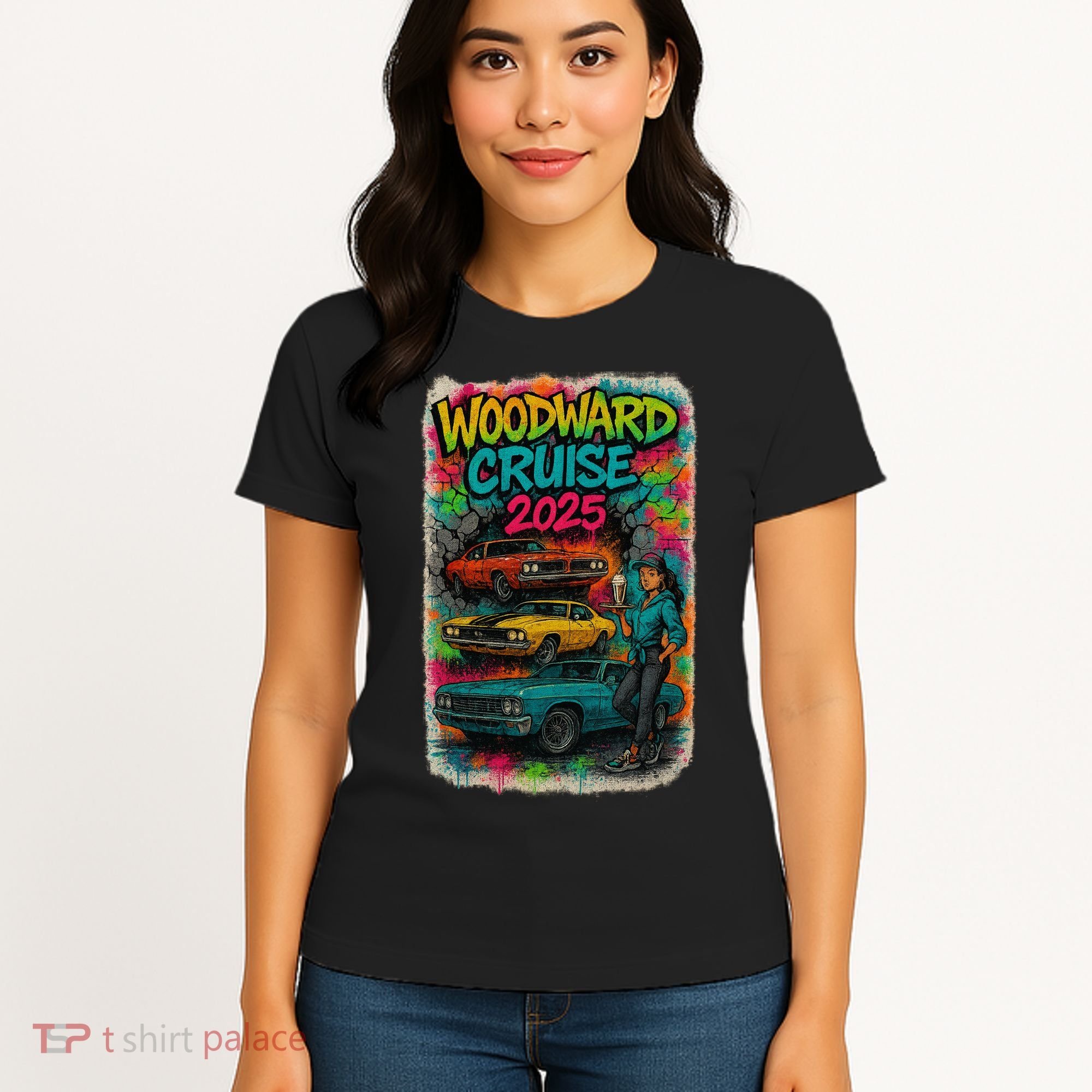 Woodward 2025 Graffiti Style Women's T-Shirt