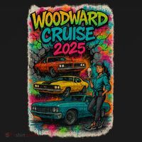 Woodward 2025 Graffiti Style Kids Long Sleeve Shirt thumb 2