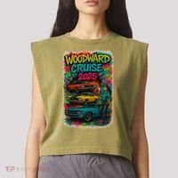 Woodward 2025 Graffiti Style Garment-Dyed Women's Muscle Tee thumb 2