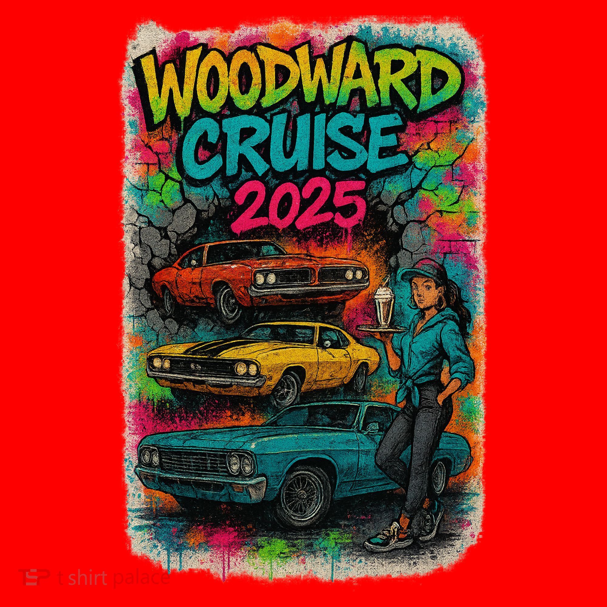 Woodward 2025 Graffiti Style Santa Hat