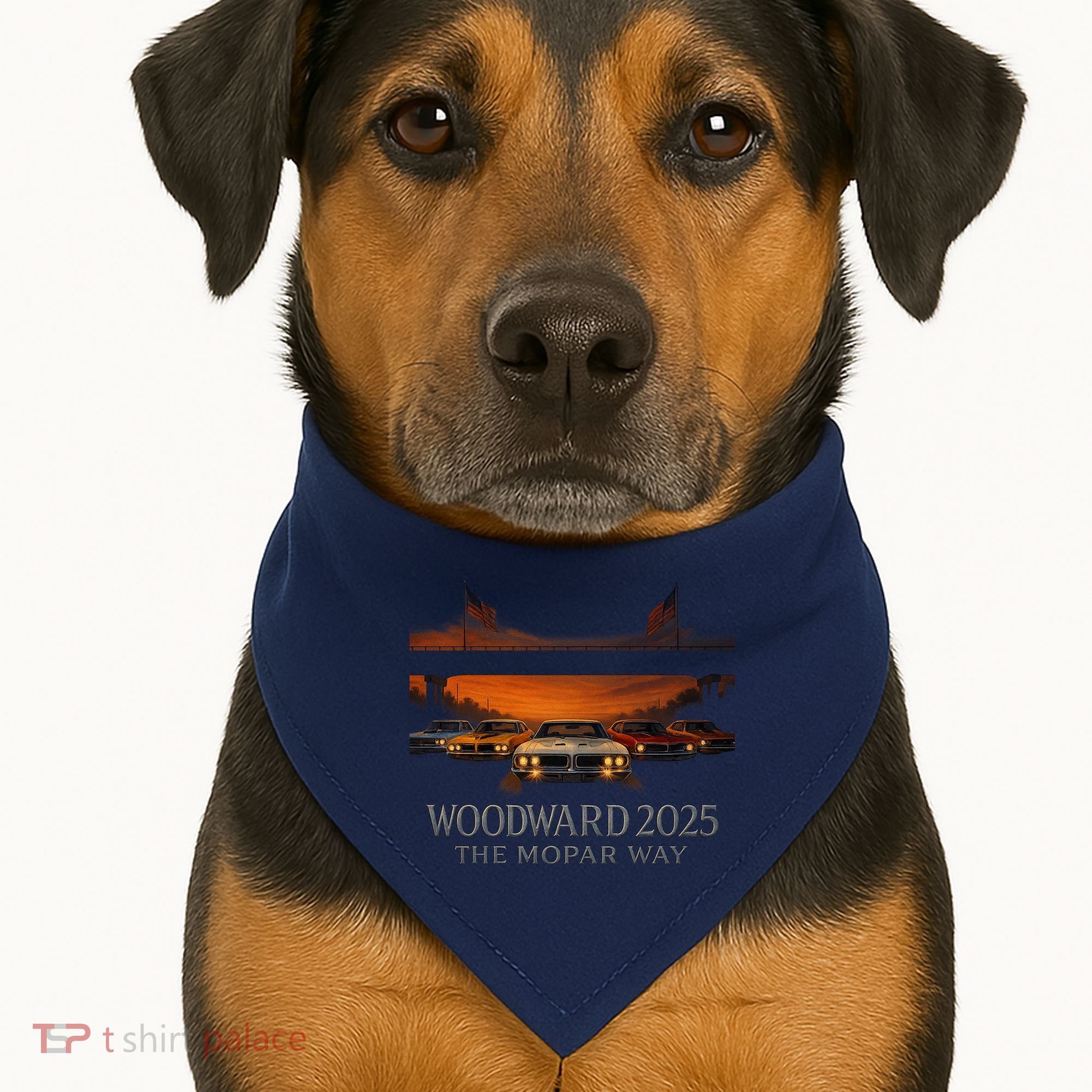 Woodward 2025 The Mopar Way USA-Made Doggie Bandana