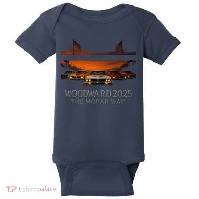 Woodward 2025 The Mopar Way Baby Bodysuit