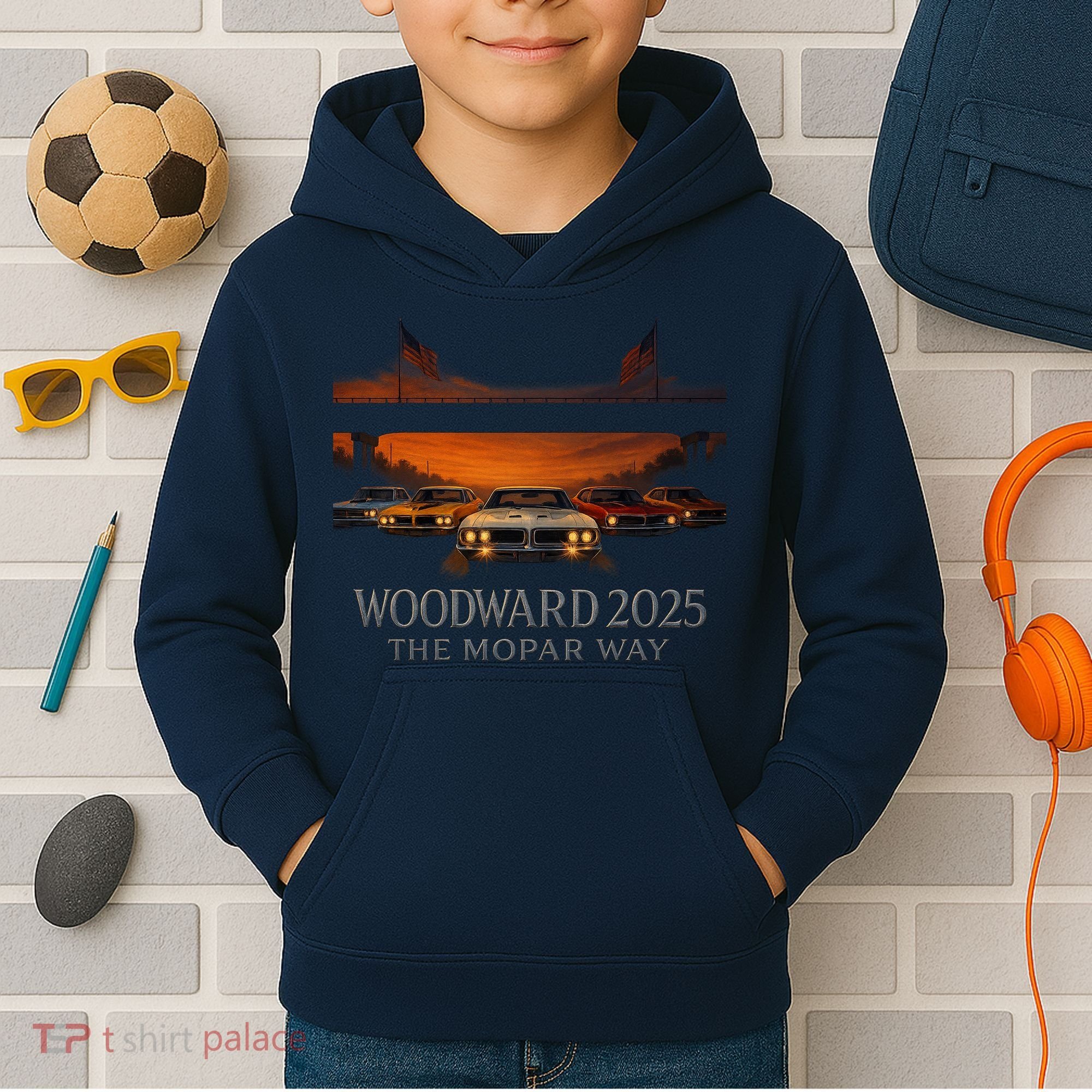 Woodward 2025 The Mopar Way Kids Hoodie