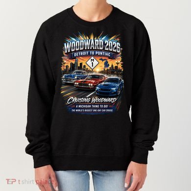 Woodward 2026 The World's Largest Car Cruise M1 Women's Sweatshirt
