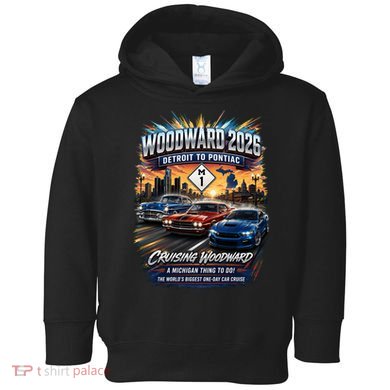 Woodward 2026 The World's Largest Car Cruise M1 Toddler Hoodie