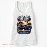 Woodward 2026 The World's Largest Car Cruise M1 Women's Tank Top thumb 0