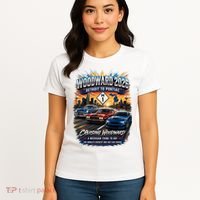 Woodward 2026 The World's Largest Car Cruise M1 Women's T-Shirt thumb 4