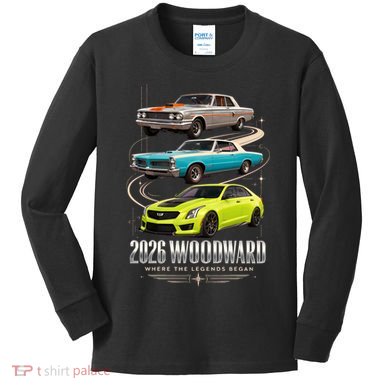 Woodward 2026 Where The Legends Began Kids Long Sleeve Shirt