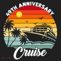 Wedding 49th Anniversary Cruise Trip Husband Wife Couple Tumbler thumb 3