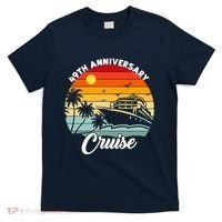 Wedding 49th Anniversary Cruise Trip Husband Wife Couple T-Shirt thumb 0