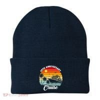 Wedding 49th Anniversary Cruise Trip Husband Wife Couple Beanie thumb 0