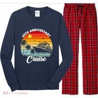 Wedding 49th Anniversary Cruise Trip Husband Wife Couple Long Sleeve Pajama Set thumb 0
