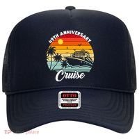 Wedding 49th Anniversary Cruise Trip Husband Wife Couple Hat thumb 0