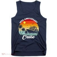 Wedding 49th Anniversary Cruise Trip Husband Wife Couple Tank Top thumb 0
