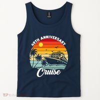 Wedding 49th Anniversary Cruise Trip Husband Wife Couple Tank Top thumb 2