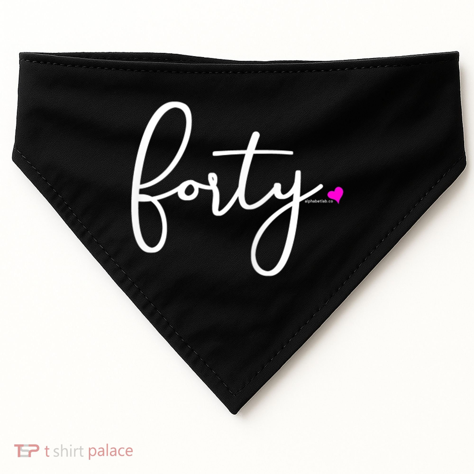Wom.e.ns 40th Birthday Gift Ideas for Her Wom.e.n  Party Forty USA-Made Doggie Bandana