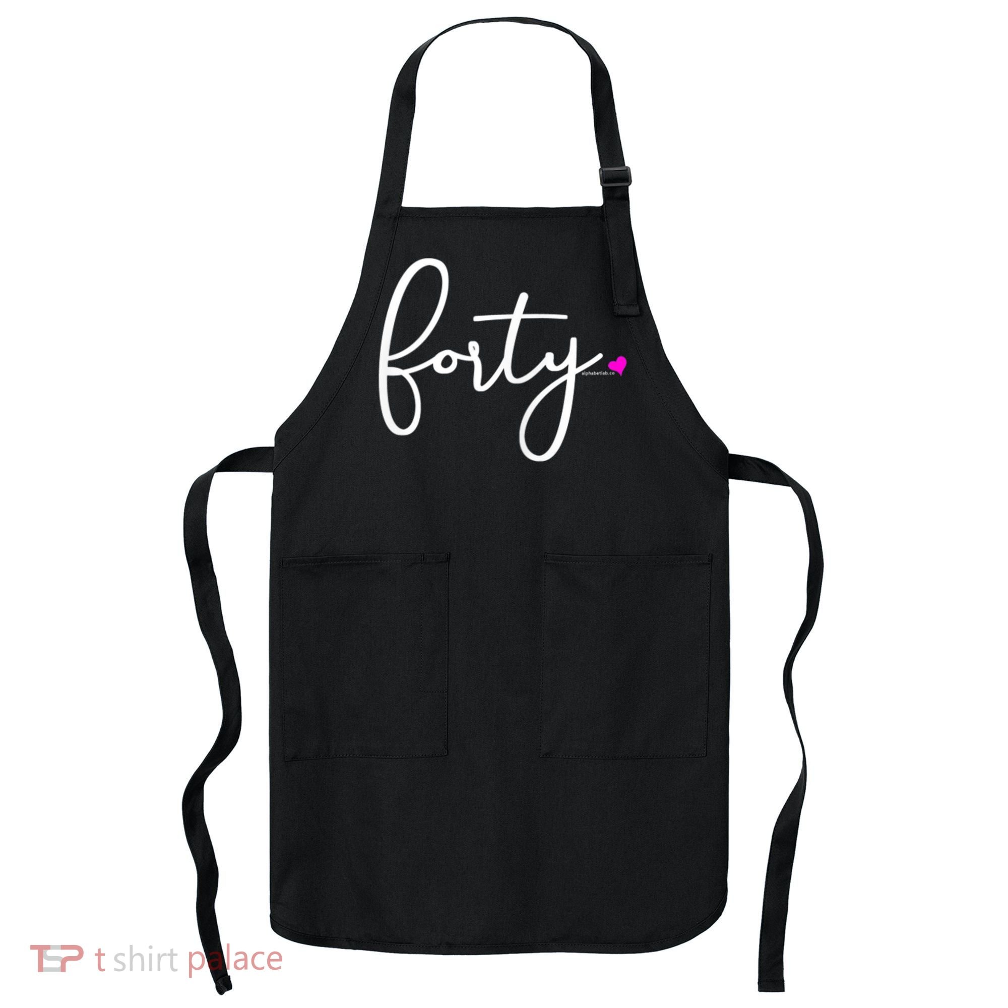 Wom.e.ns 40th Birthday Gift Ideas for Her Wom.e.n  Party Forty Apron