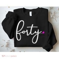 Wom.e.ns 40th Birthday Gift Ideas for Her Wom.e.n  Party Forty Sweatshirt thumb 2