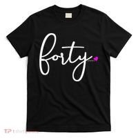 Wom.e.ns 40th Birthday Gift Ideas for Her Wom.e.n  Party Forty T-Shirt thumb 0
