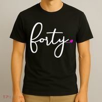 Wom.e.ns 40th Birthday Gift Ideas for Her Wom.e.n  Party Forty T-Shirt thumb 3