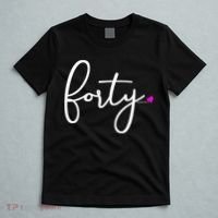 Wom.e.ns 40th Birthday Gift Ideas for Her Wom.e.n  Party Forty T-Shirt thumb 5