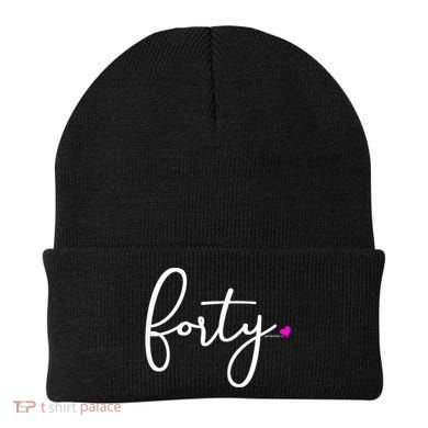 Wom.e.ns 40th Birthday Gift Ideas for Her Wom.e.n  Party Forty Beanie
